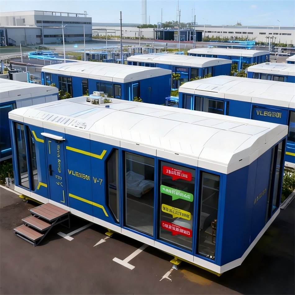 Space Capsule Modular Building Solution for Eco Tourism Resort Construction with Transport Optimized Flat Pack