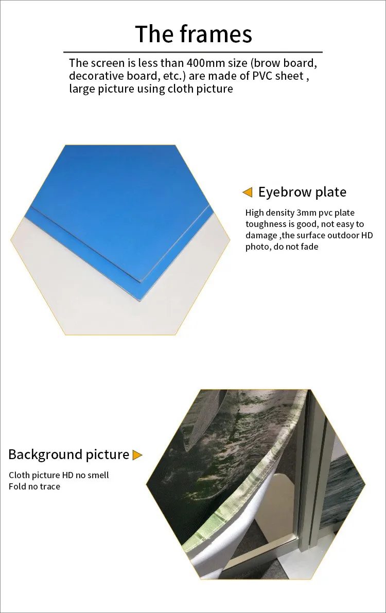 Aluminum Frame Easy-Stand Detail