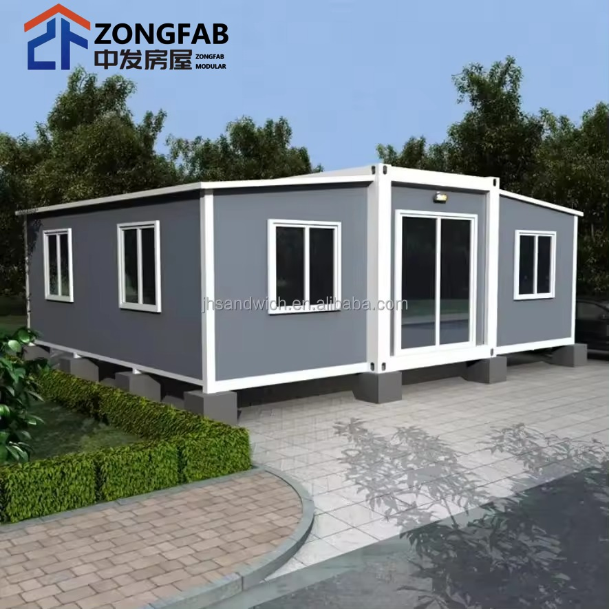 20FT 40FT Steel Frame Mobile Prefab Villa Portable Home for Residential Accommodation Vacation Casas Prefabricated Container House