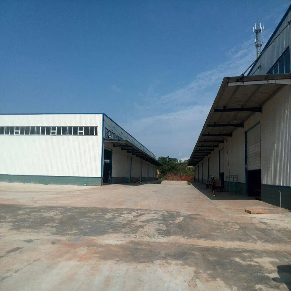 Estructura de acero industrial almacén taller de acero para construcción de fábricas