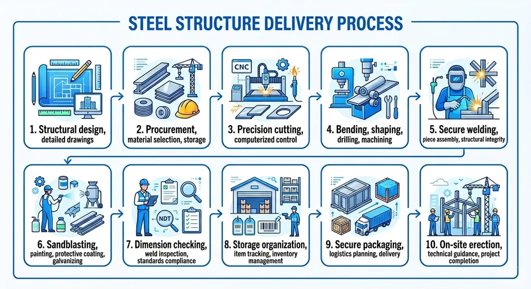 Proyectos completados de almacenes industriales