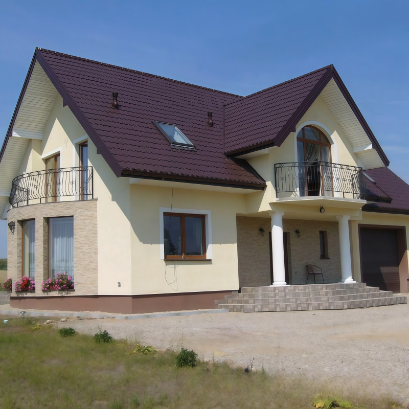 Villa de lujo prefabricada de acero ligero con SGS/BV