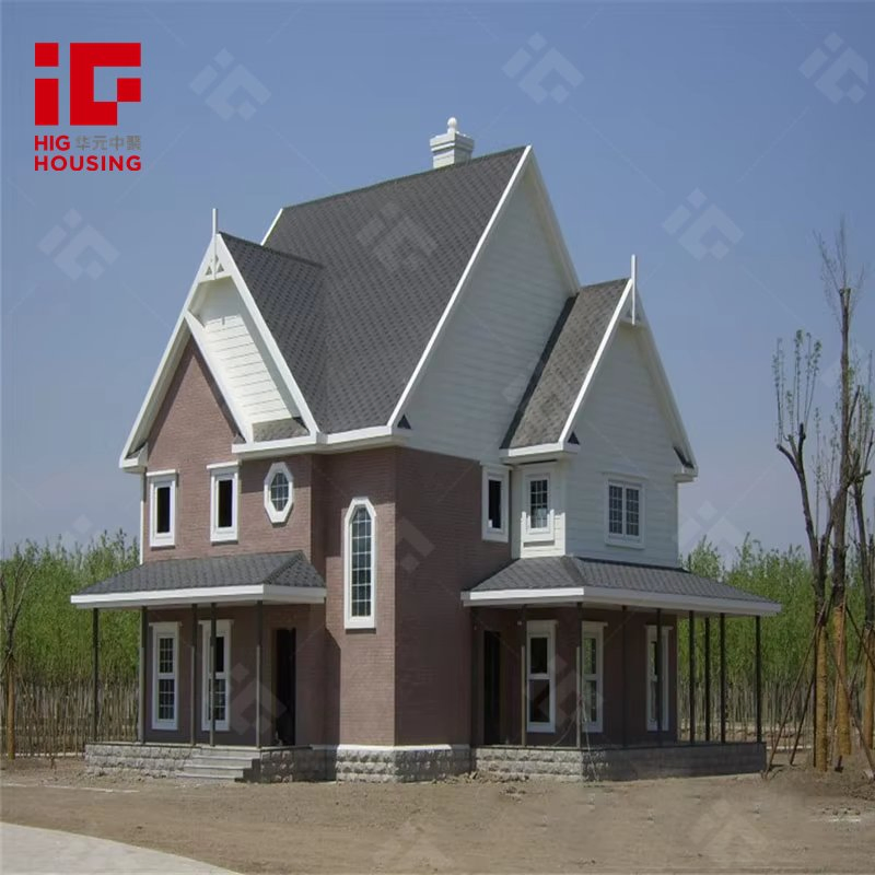 Casa portátil de fábrica, hogar modular, villa de acero ligero, casas prefabricadas
