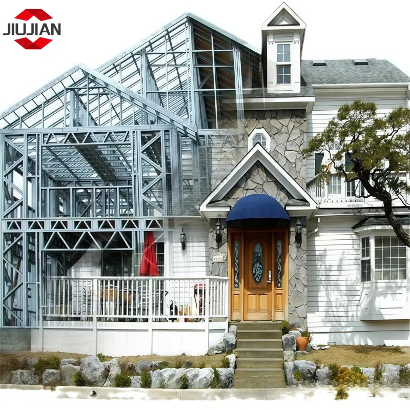 Villa de lujo prefabricada de acero ligero con SGS/BV