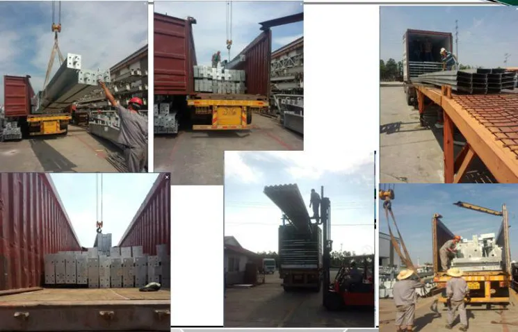 Embalaje de Estructura de Acero