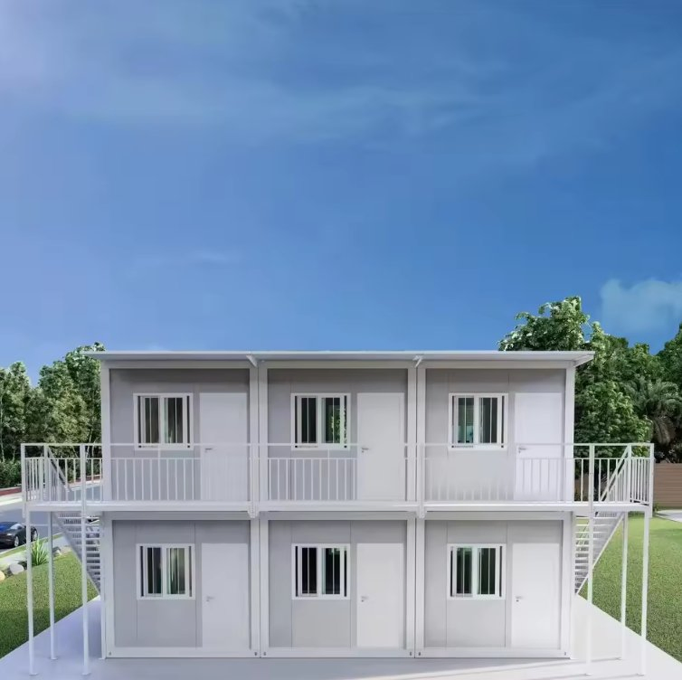 Casa prefabricada moderna y económica, estructura de acero atornillada, marco modular, casas modulares portátiles, casas transportables, casa contenedor, oficina contenedor