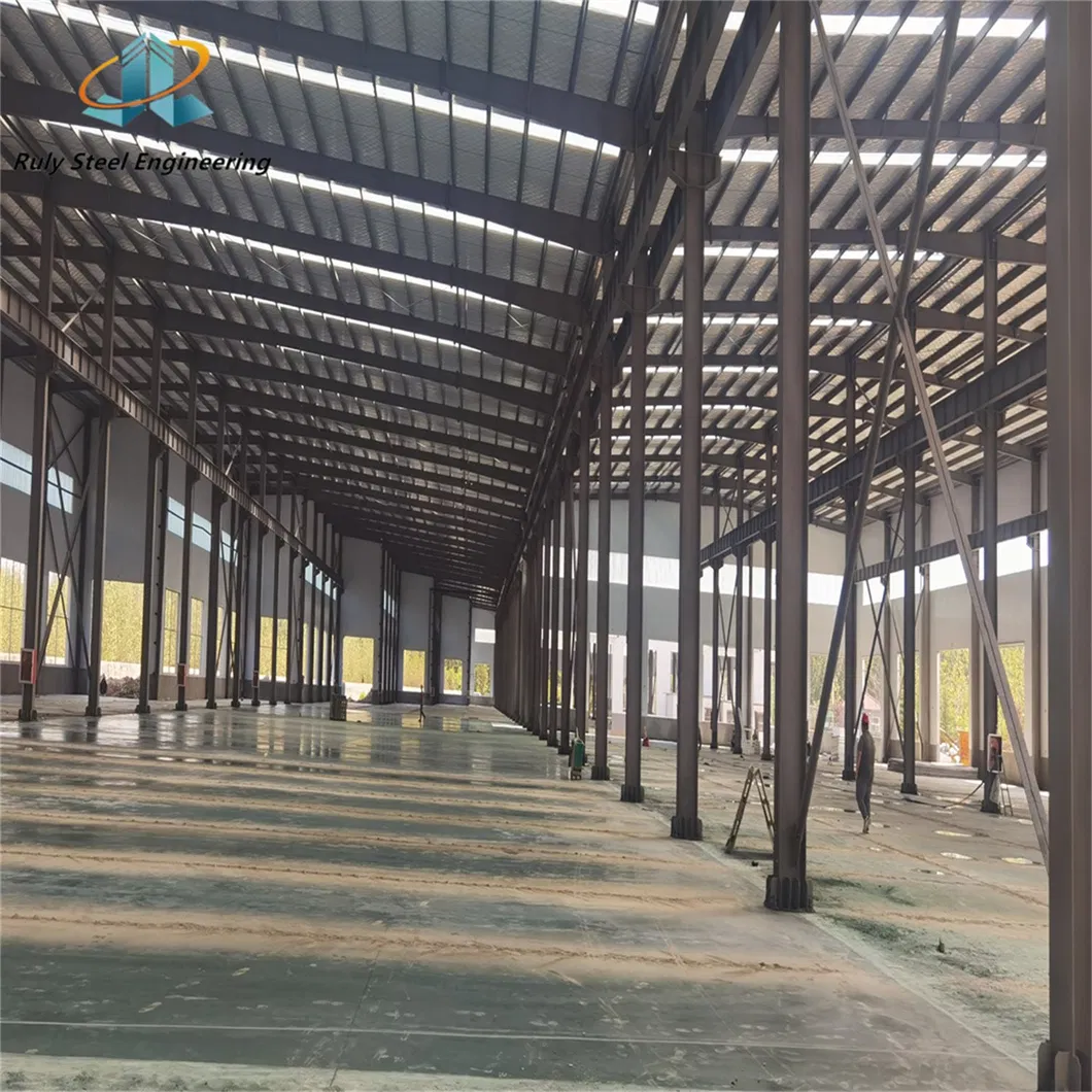 Taller metálico prefabricado de estructura de acero industrial personalizado a bajo precio en China