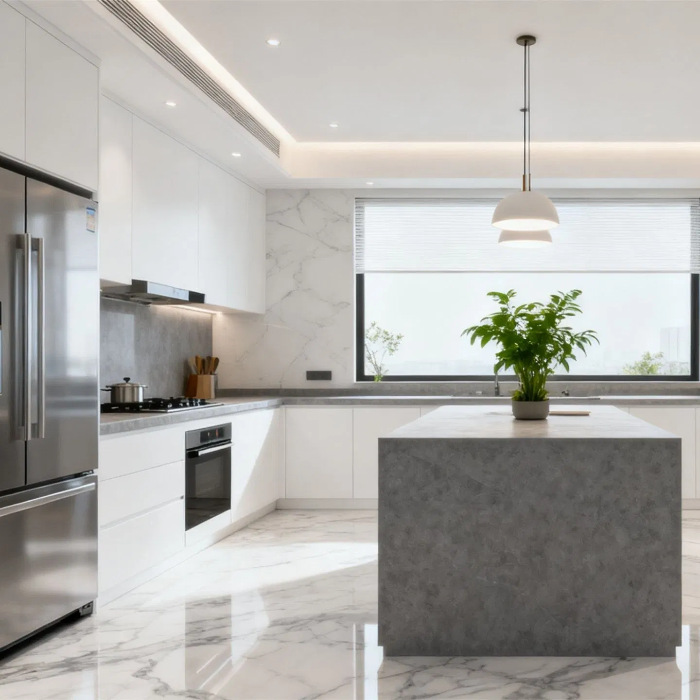 Villa de Acero Ligero de Una Sola Planta Casa Prefabricada Estilo de Personalización