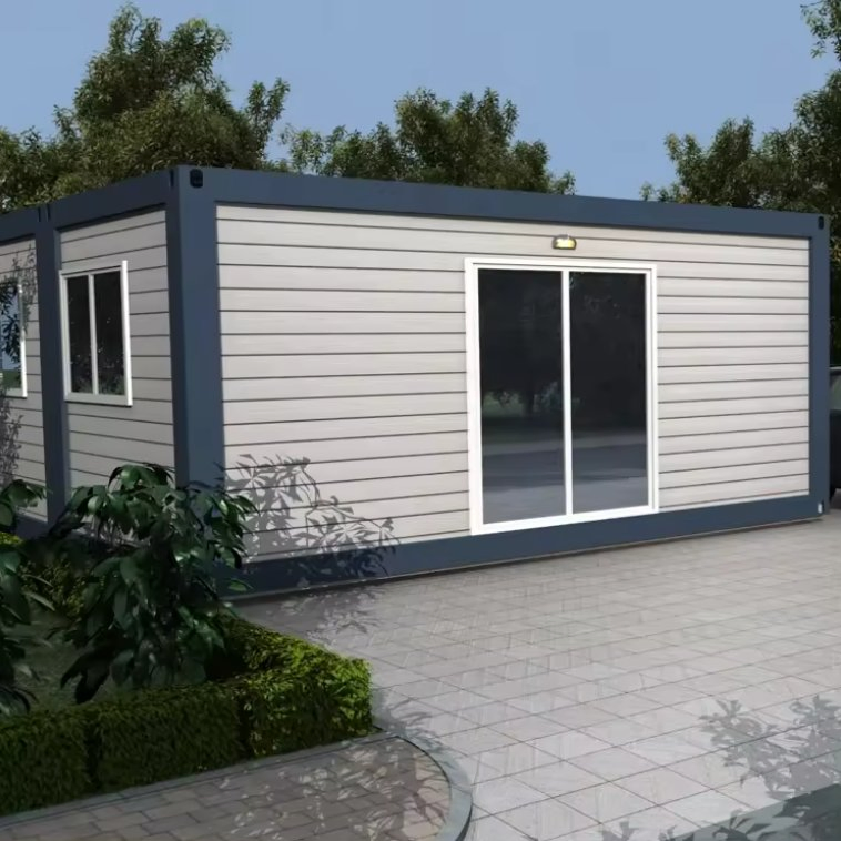 Casa prefabricada moderna y económica, estructura de acero atornillada, marco modular, casas modulares portátiles, casas transportables, casa contenedor, oficina contenedor