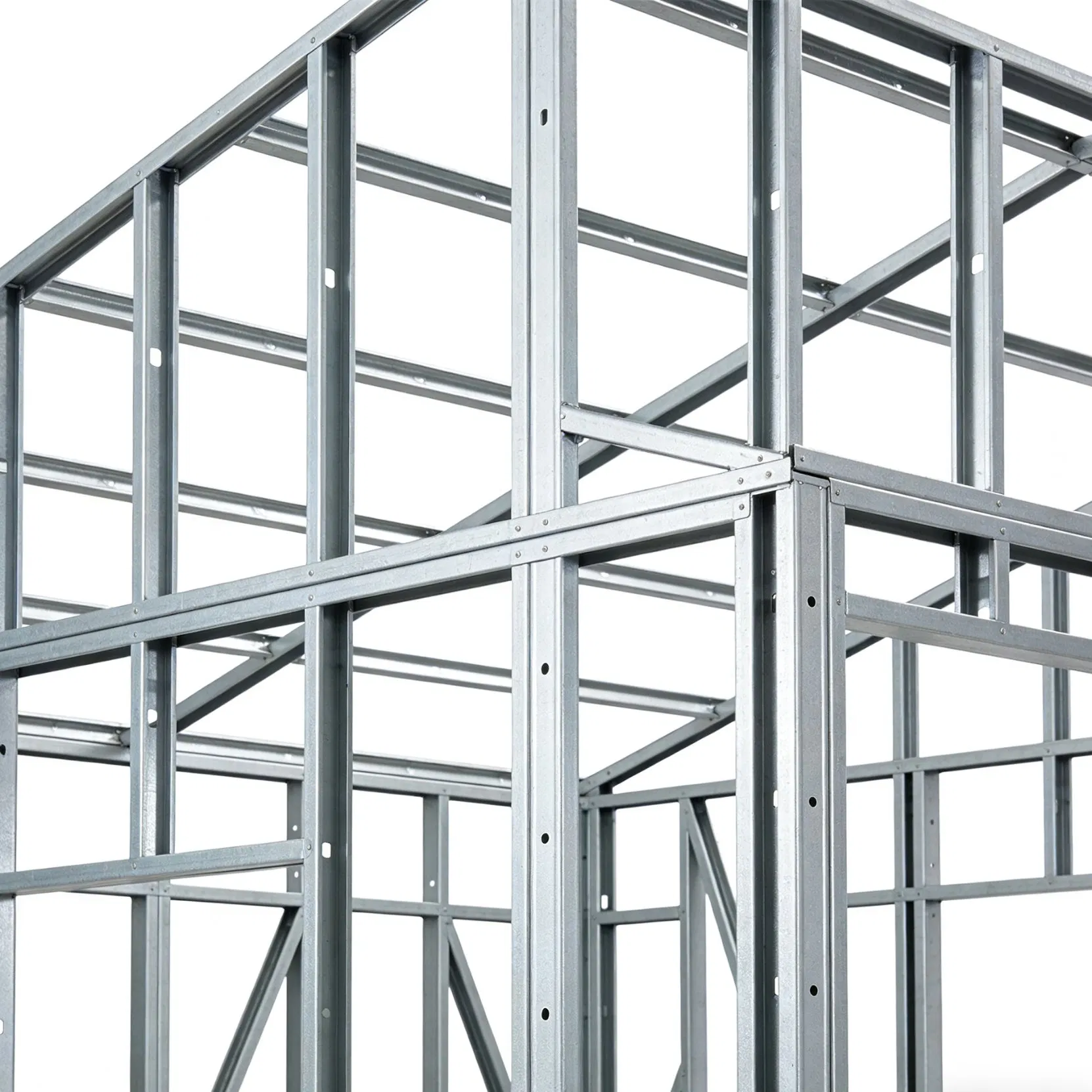 Estructura de acero prefabricada de alta eficiencia para edificio de almacenamiento industrial