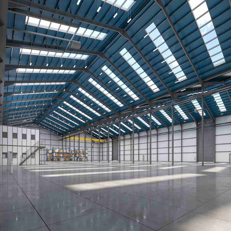 Galpones Prefabricados de Metal, Casas Prefabricadas, Fierro de Construcción, Edificios Prefab, Viga de Acero Ligero, Cobertizo de Almacenamiento Prefabricado, Estructura de Marco de Acero