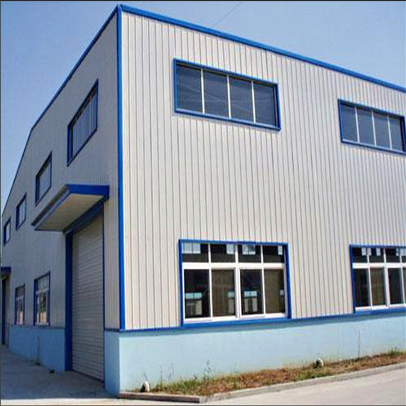 Diseño CAD gratuito de gran span para la construcción de edificios industriales prefabricados de acero galvanizado en caliente, plantas metálicas, estructura de taller de acero ligero con marco portal