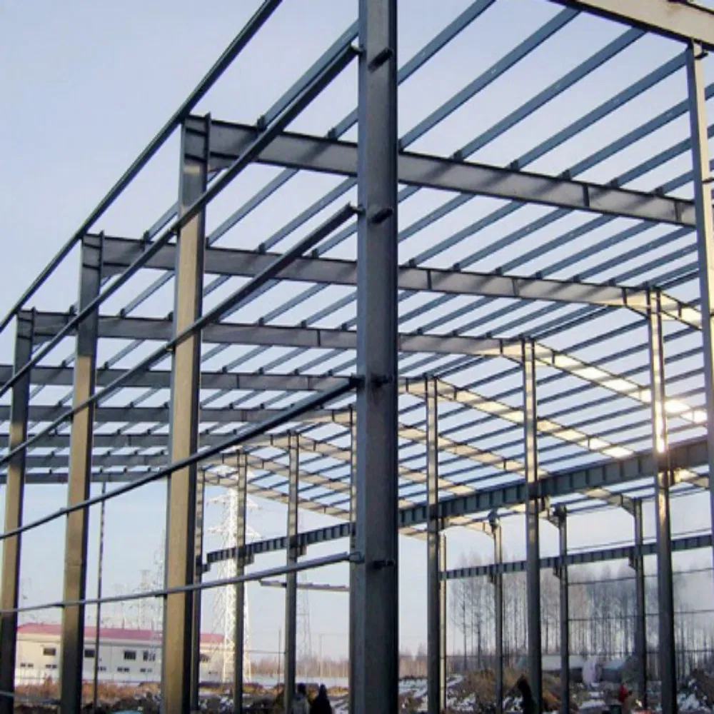 Construcción de Estructura de Acero Ligero Económica para Nave de Marco Portal