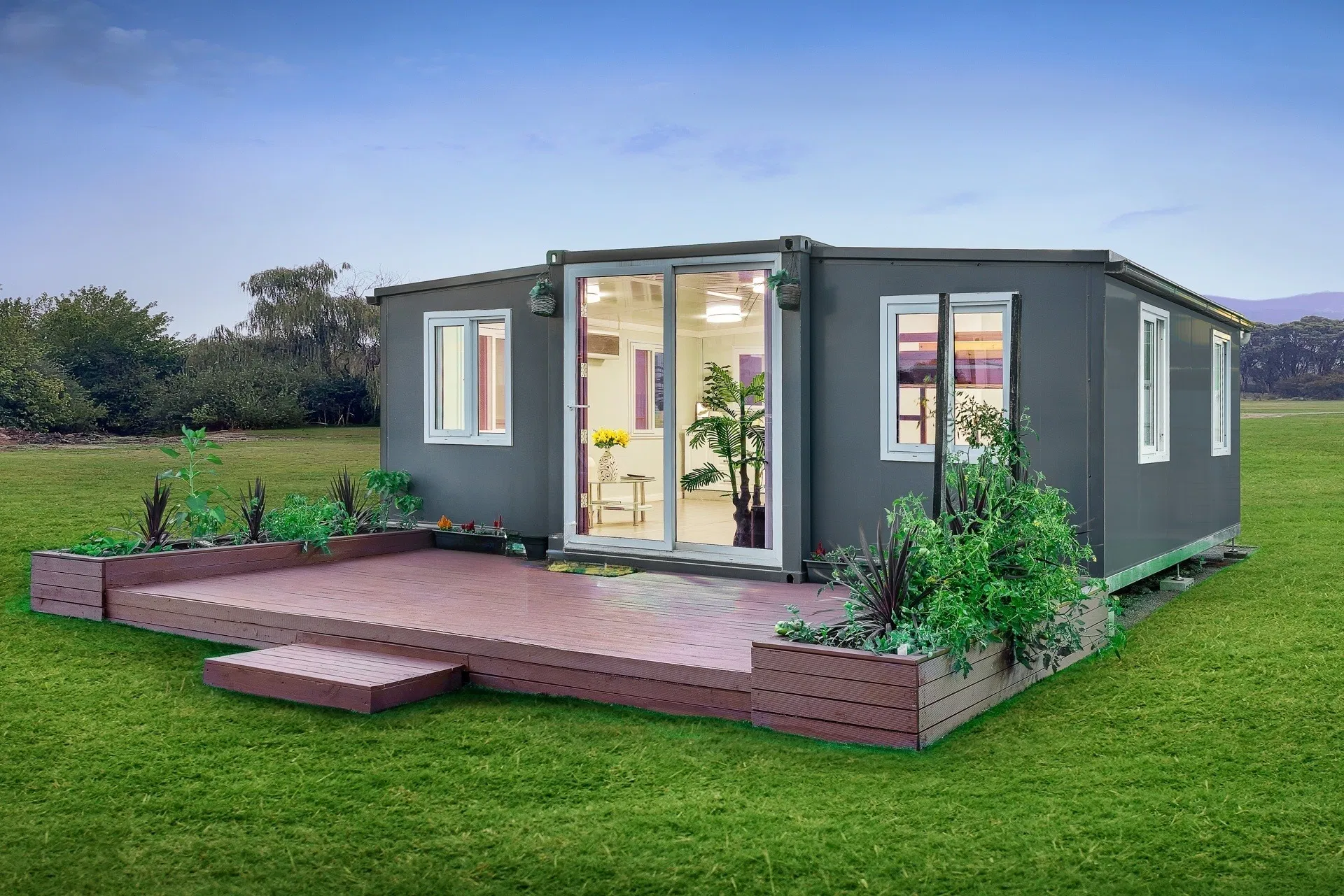 Casas Contenedor Portátiles Expandables de Lujo Baratas 20FT