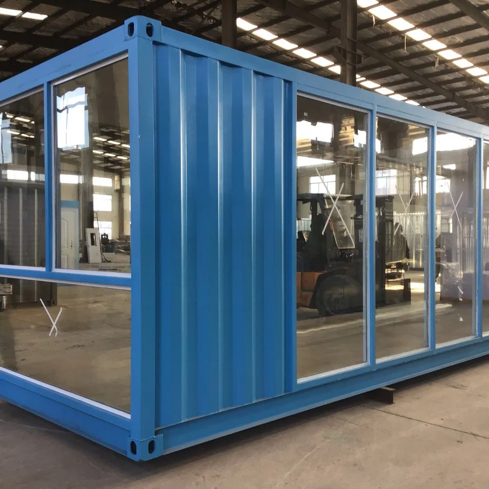 Oficina portátil fácil de instalar y plegable para uso temporal en áreas de construcción