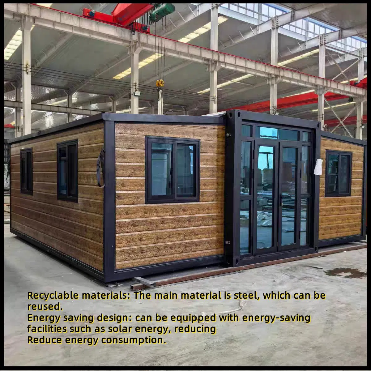 ¿Qué es una casa contenedor expandible fácilmente movible con resistencia al viento, casa modular prefabricada móvil 20 casa de vidrio móvil blanca personalizada?