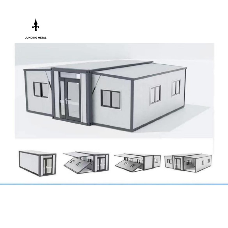 40FT Vivienda Prefabricada Lista 3 Casa Modular Expandible de Contenedor para Hotel Casa Móvil Prefabricada Pequeña