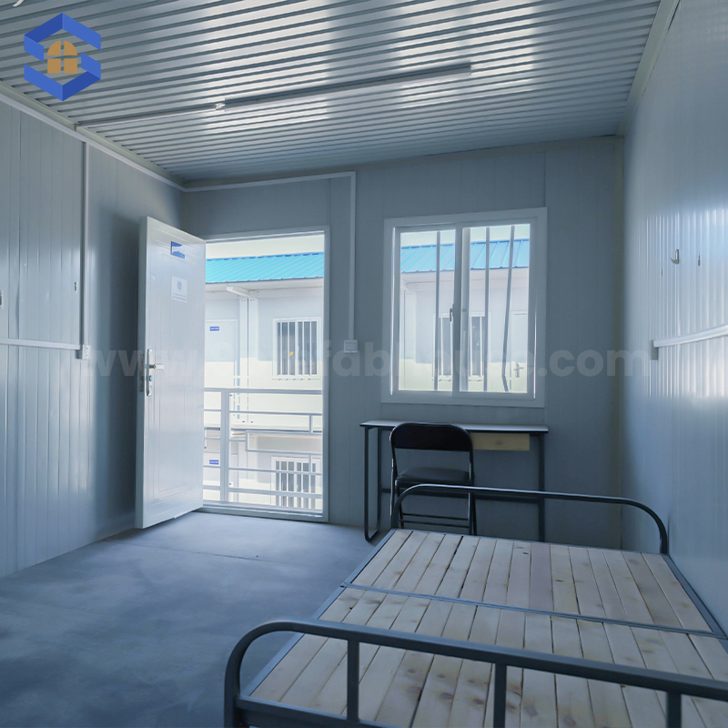 Casa de construcción portátil, oficina modular eficiente en contenedor para ingeniería municipal con partición de oficina