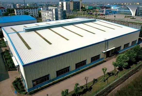 Edificio de almacén y taller de estructura de acero prefabricado