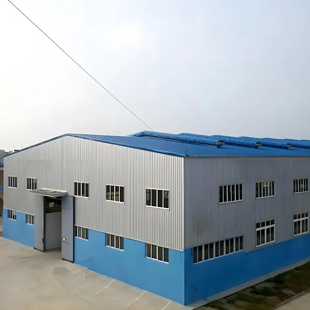 Construcción de Edificio de Estructura de Acero Prefabricado para Almacén, Taller Metálico, Edificio Prefabricado