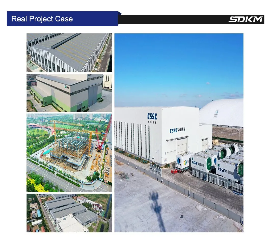 Proyecto de estructura de acero completado