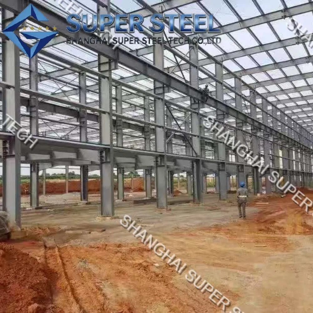 Estructura de marco de acero ligero personalizado para soluciones de construcción eficientes