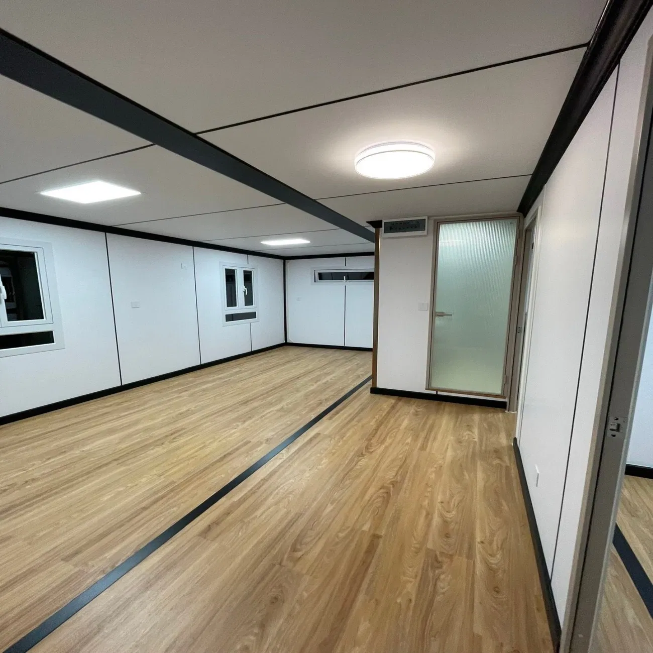Casa Contenedor Prefabricada Expandible Estructura de Acero Casa para Oficina Casa Prefabricada de Lujo Villa