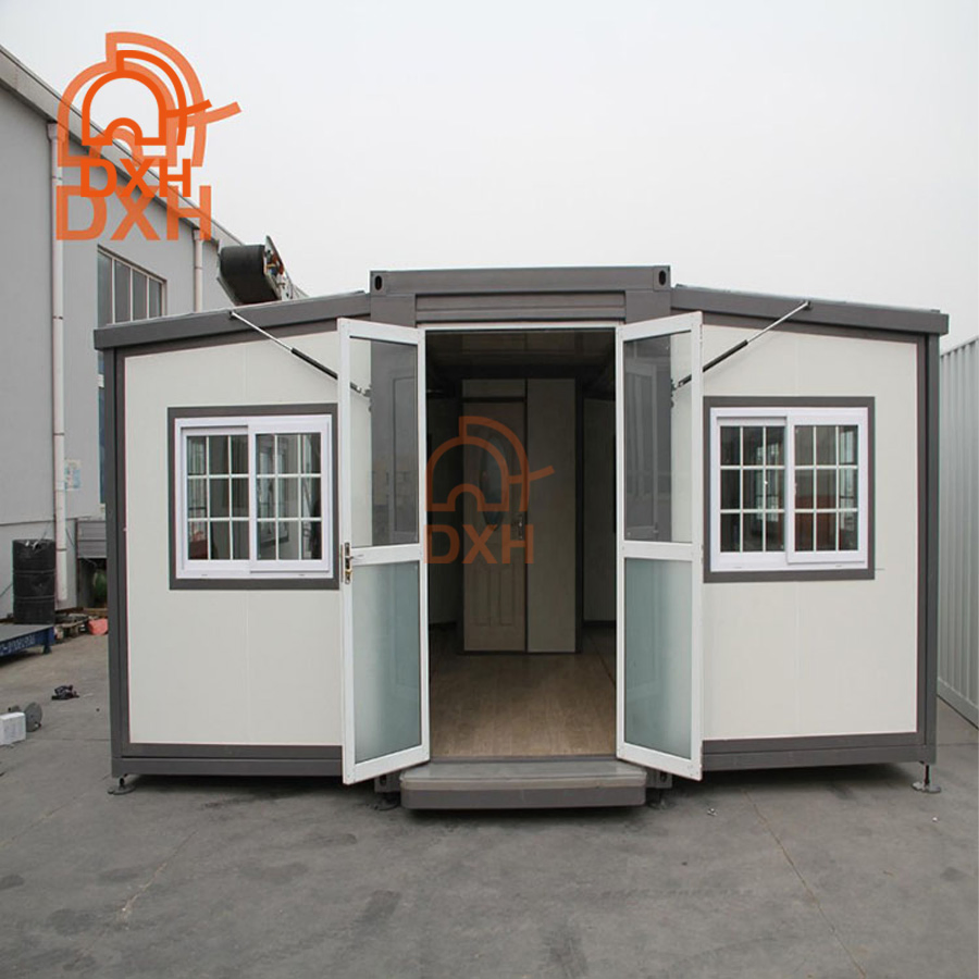 Precio de fábrica Dxh Restaurante Prefabricado 30FT Pequeño 40FT Hotel de Vacaciones Móvil Aula Casa de Contenedor Expandible Moderna para Camping a Prueba de Fuego