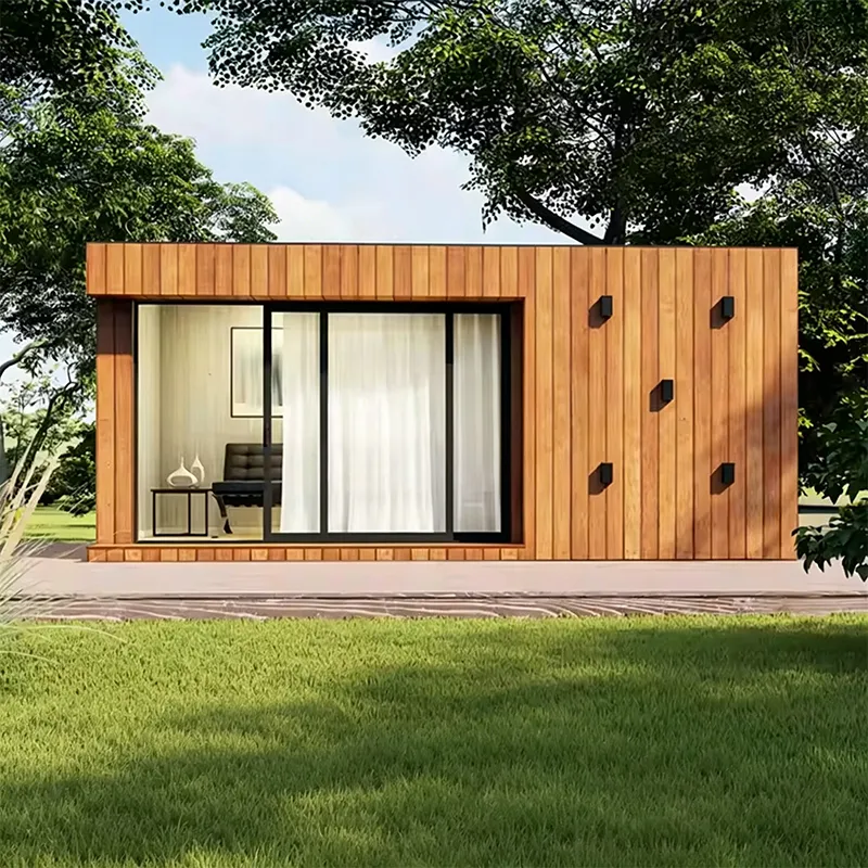 Casa de Cabina de Madera Prefabricada Moderna