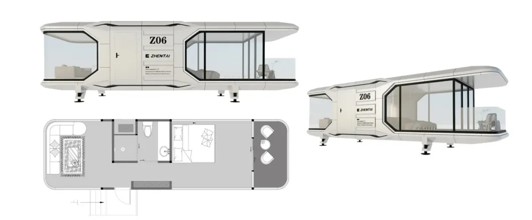 Estructura y diseño de Casa Cápsula