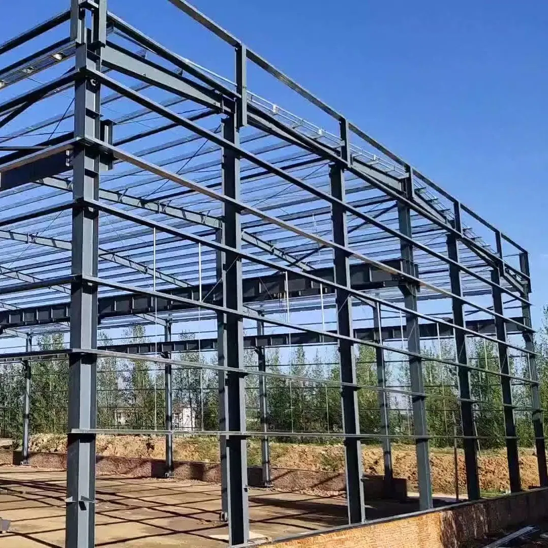 Edificio prefabricado industrial estructura de metal marco de acero almacén