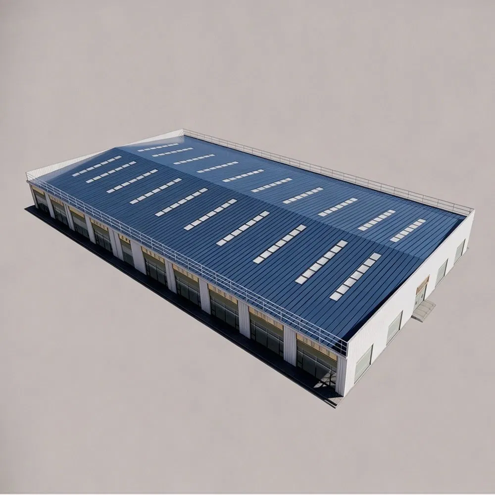 Rendimiento de alta intensidad, edificio modular industrial ligero de estructura espacial aislada personalizada, edificio de estructura de acero prefabricado