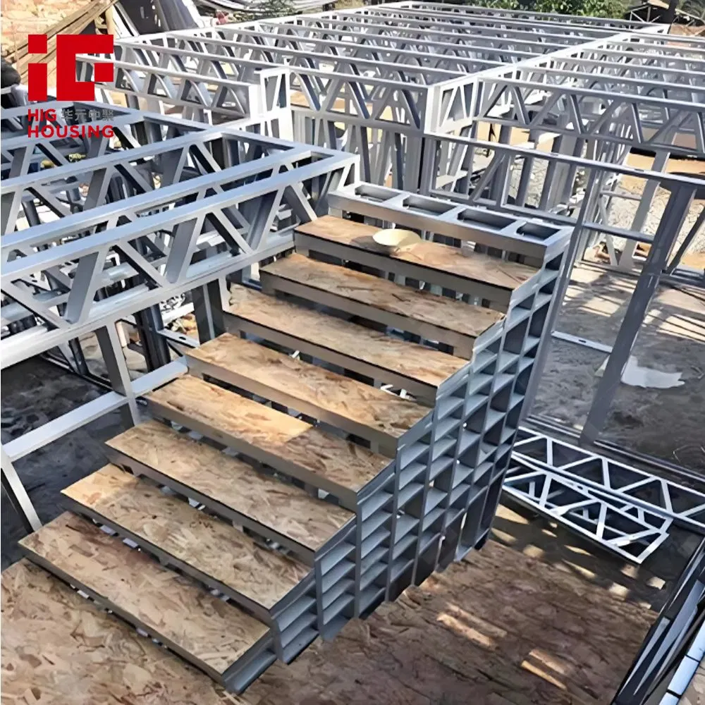 Casa portátil de fábrica, hogar modular, villa de acero ligero, casas prefabricadas