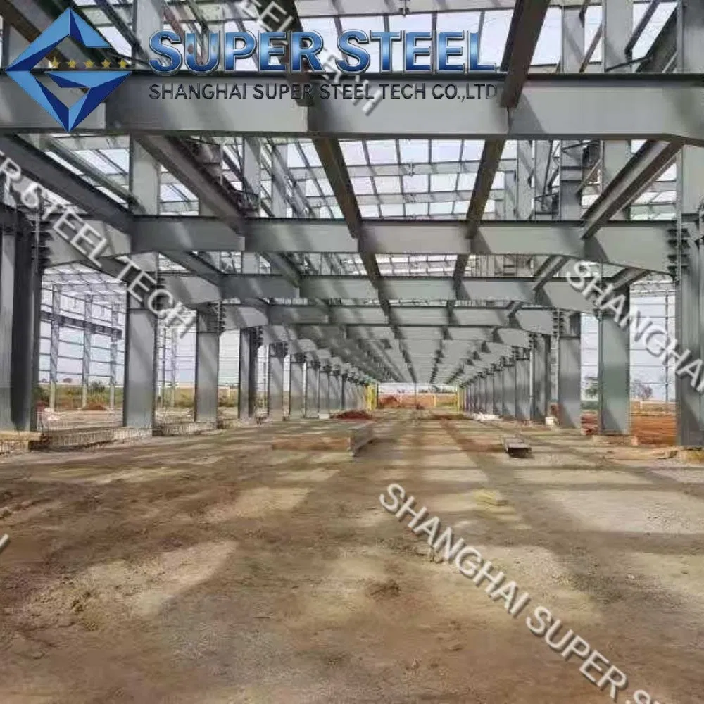 Estructura de marco de acero ligero personalizado para soluciones de construcción eficientes