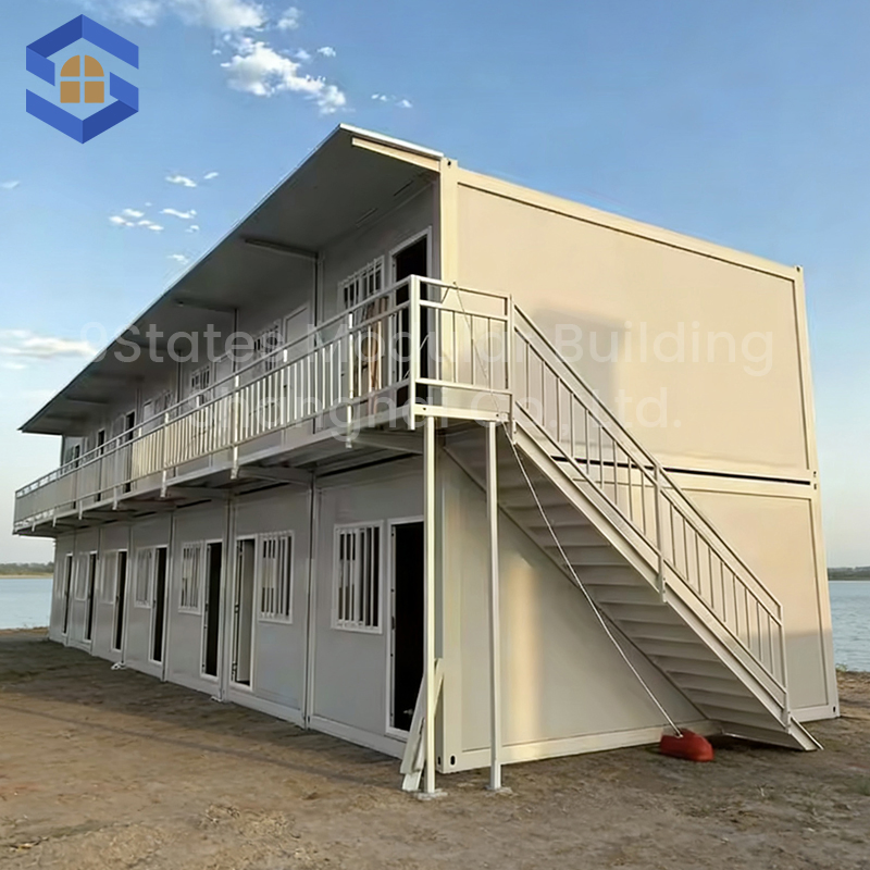 Casa de construcción portátil, oficina modular eficiente en contenedor para ingeniería municipal con partición de oficina