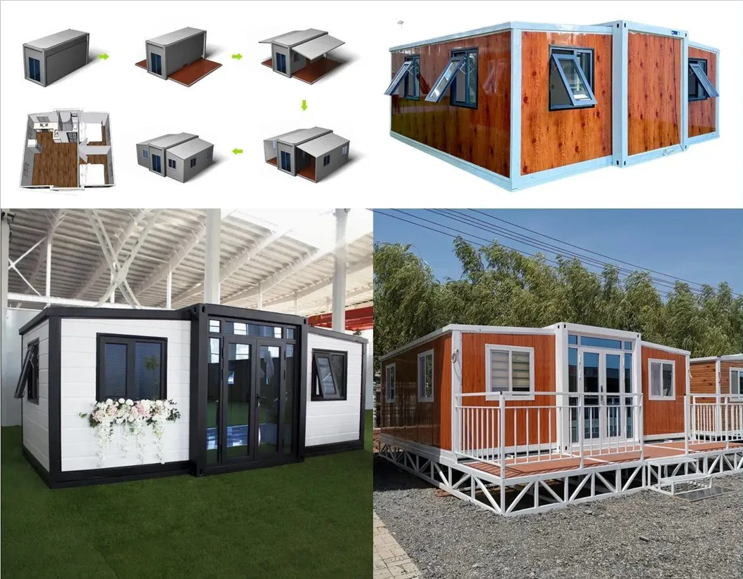 Casa Villa Contenedor Portátil Prefabricada Moderna para Familia Hogar Camping al Aire Libre