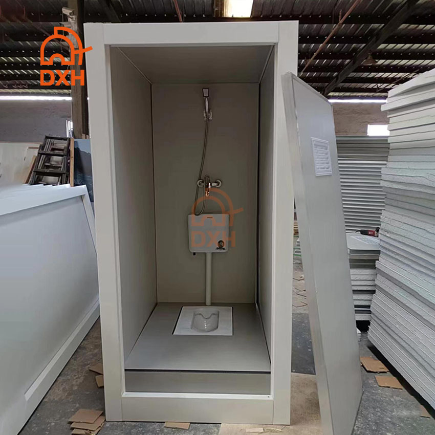 Unidad de baño prefabricada portátil moderna para eventos al aire libre