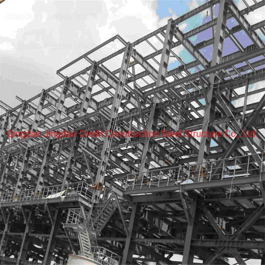 Estructura de acero ligero galvanizado material arquitectónico soporte metálico