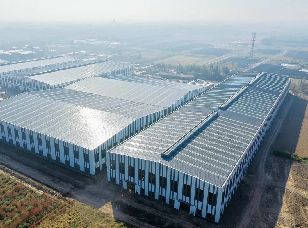 Sistema de Almacenamiento Industrial Galvanizado Duradero con Estructura de Acero Diseño Personalizado Estructura de Acero Prefabricada Almacén con Diseño Personalizado para Almacenamiento Multipropósito