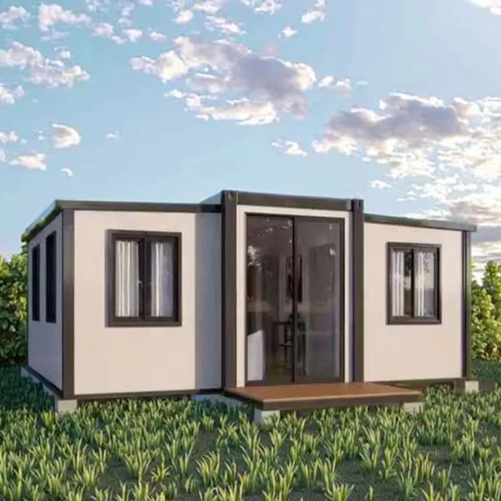 Casa Contenedor Prefabricada de Lujo Plegable Expandible Casa Contenedor Móvil Portátil Casa Pequeña para Oficina Almacén Parque