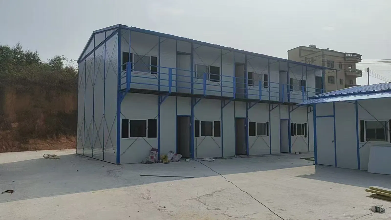 Estructura de acero ligero modular prefabricada