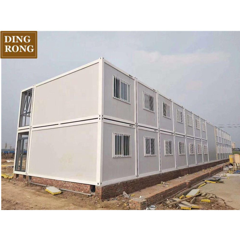 Paneles sándwich prefabricados de bajo costo para revestimiento de paredes, villa modular de acero ligero