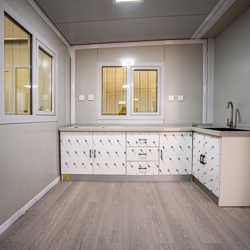 40FT 3 Habitaciones de lujo casa contenedor moderna y expandible con baño completo