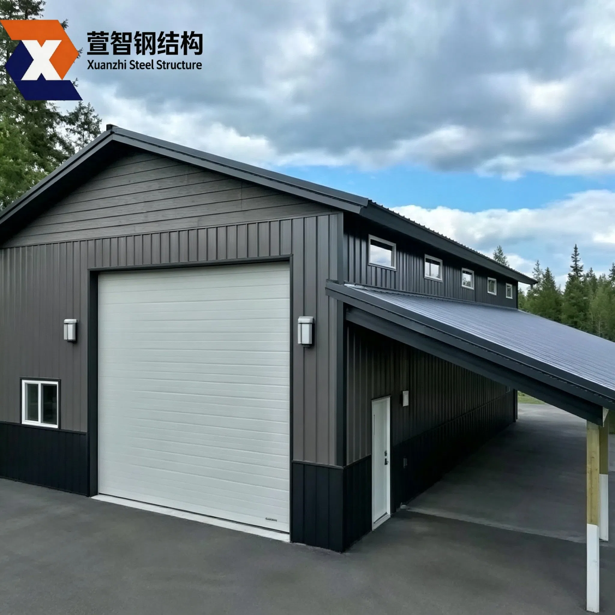 Estructura de metal de acero de alta calidad para la construcción de almacenamiento en almacenes, diseño de taller prefabricado, industria del acero ligero, marco fabricado, precio de casa de aves de corral