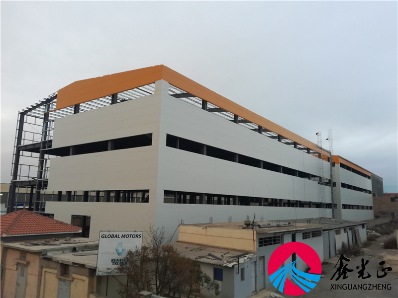 Edificio de estructura de acero industrial prefabricado en China con diseño gratuito