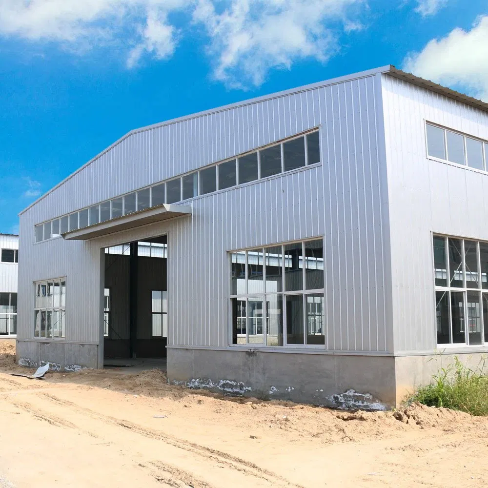 Estructura de acero industrial almacén taller de acero para construcción de fábricas