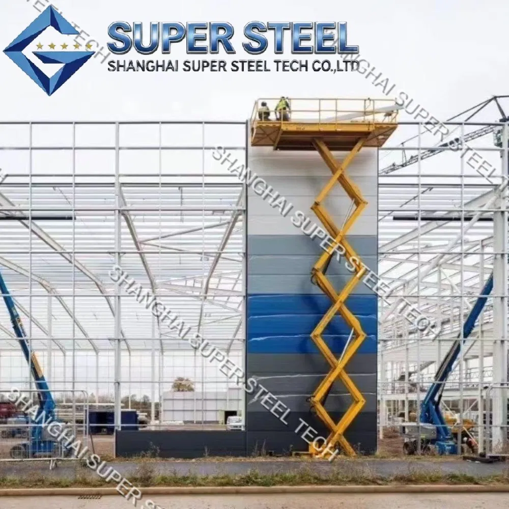 Estructura de marco de acero ligero personalizado para soluciones de construcción eficientes