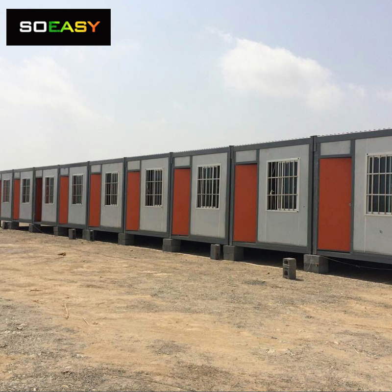 Fabricante chino de casa prefabricada modular pequeña para campamento de trabajo en minería, casa contenedor plegable para alojamiento