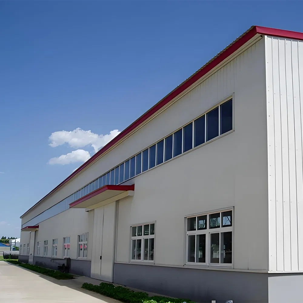 Construcción de Edificio de Estructura de Acero Prefabricado para Almacén, Taller Metálico, Edificio Prefabricado