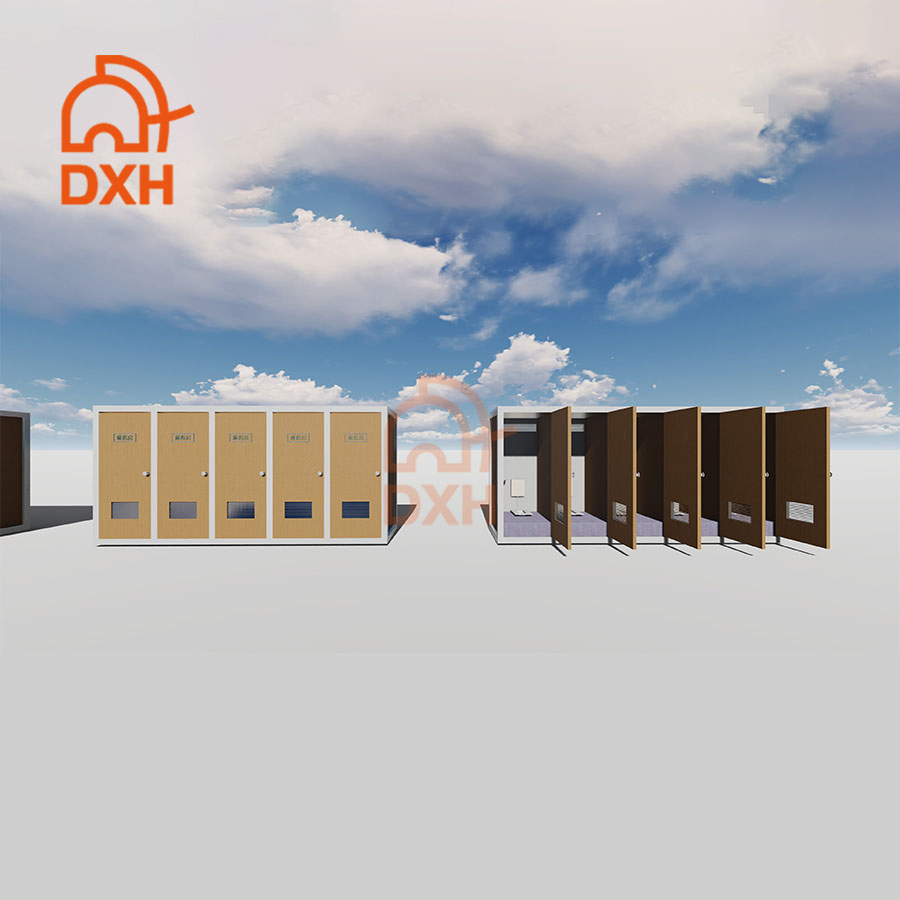 20FT Unidad de Baño Modular para Parques y Sitios de Construcción